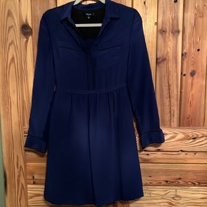 Madewell blue dress size 2